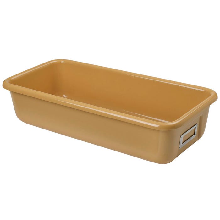 Diversified Woodcrafts Tote Tray, 9 x 19 x 4-3/8 Inches, Fiberglass, Tan