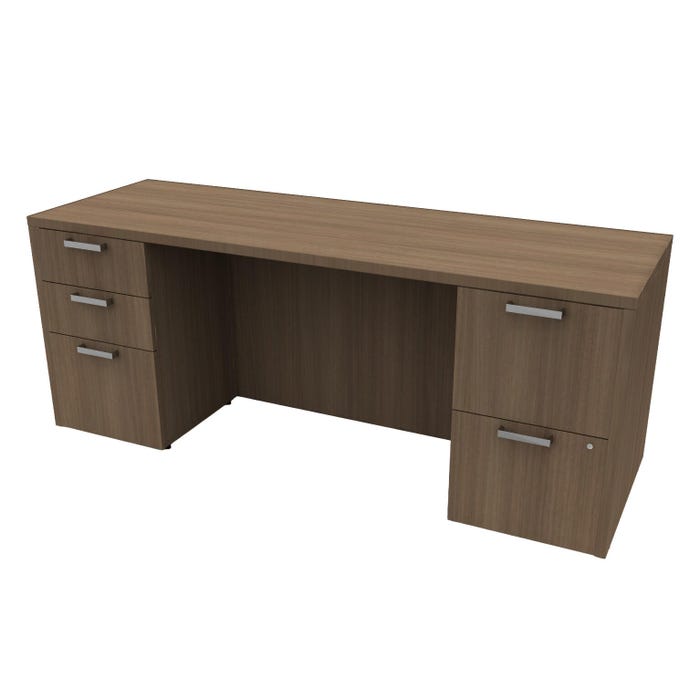 Affordable Interior Systems Calibrate Series Double Pedestal Teacher Desk