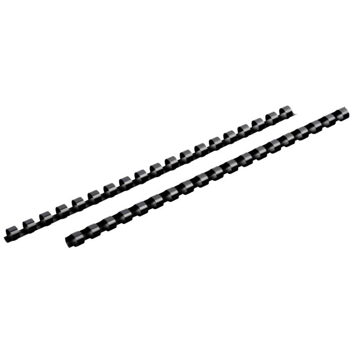 Mead CombBind Binding Spines, 3/8 Inch, Black, Pack of 125