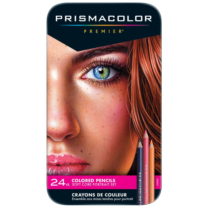 Prismacolor Premier Soft Core Colored Pencils, Portrait Colors, Set of 24