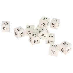 Achieve It! Foam Dice, Positive and Negative Numbers, 6 Sided, Set of 12 2105040