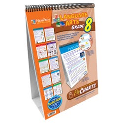 Image for NewPath Learning Language Arts Write-On/Wipe-Off Flip Chart Set, Grade 8 from School Specialty
