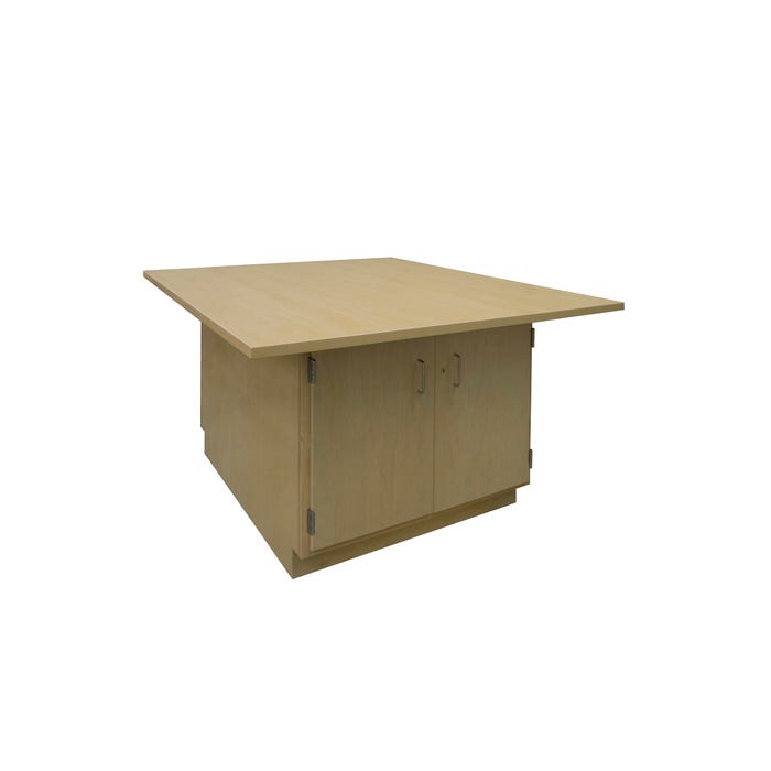 Hann Art and Printmaking Workstation, 64 W x 54 D x 32-1/4 H Inches, Maple Laminate