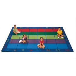 Carpets for Kids Colorful Places Seating Rug, 6 x 9 Feet, Rectangle, Multicolored, Item Number 1536817