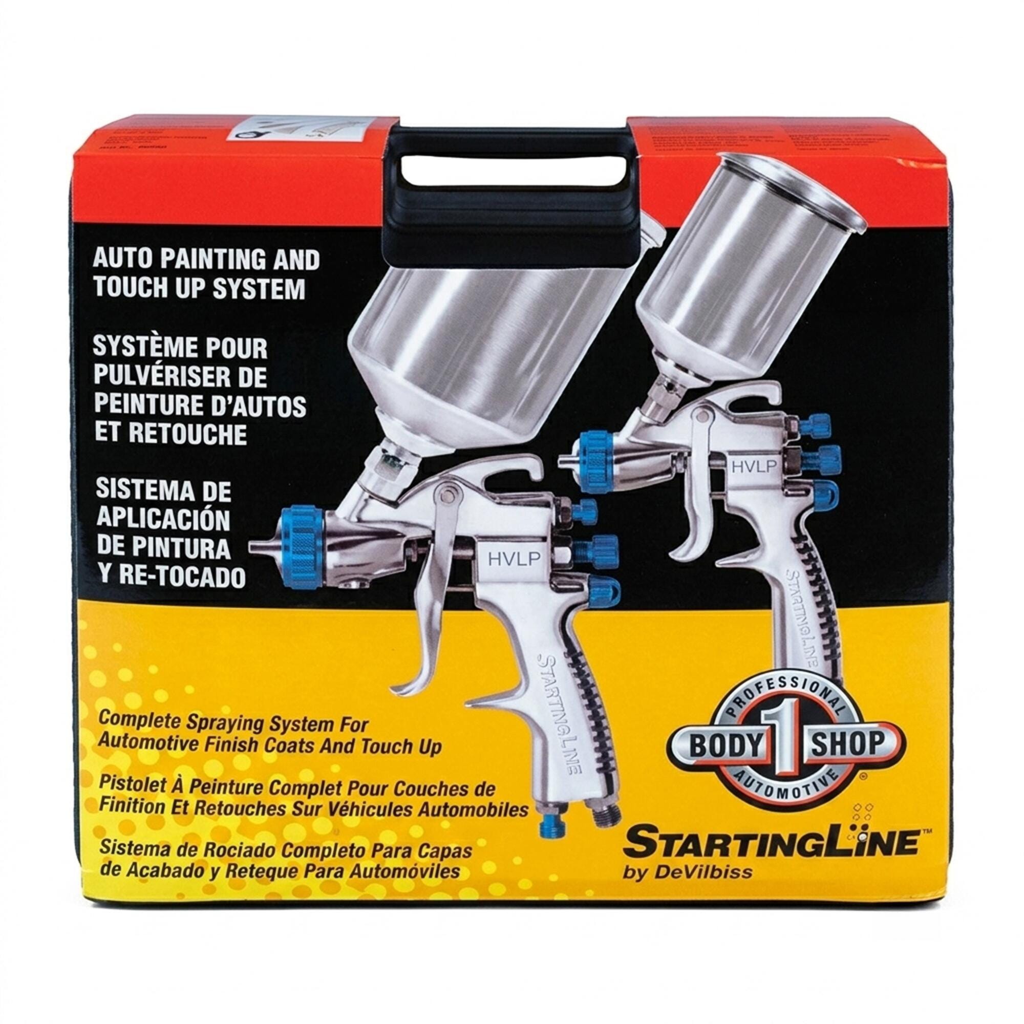 Devilbiss HVLP StartingLine Touch up Gravity Spray Gun Kit