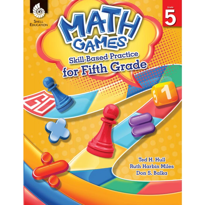 Shell Education Math Games: Skill-Based Practice for Fifth Grade