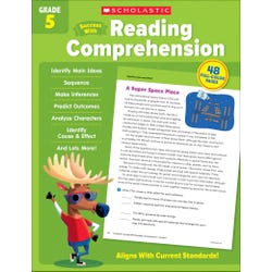 Scholastic Workbook Success With Reading Comprehension, Grade 5, Item Number 2098736
