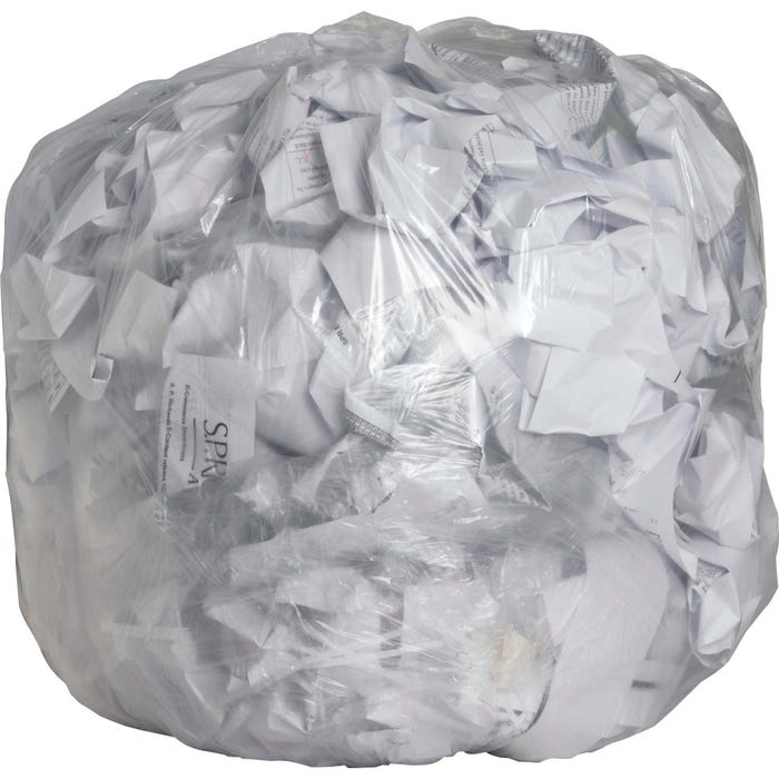 Genuine Joe Low Density Can Liners, 33 Gallon, 0.60 mil, Clear, Pack of 250