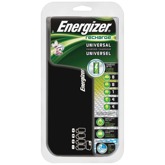 Energizer Recharge Universal Battery Charger