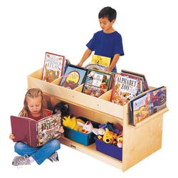 Jonti-Craft Furniture Book Browser, 55 x 23-1/2 x 26-1/2 Inches, Birch, Item Number 267786