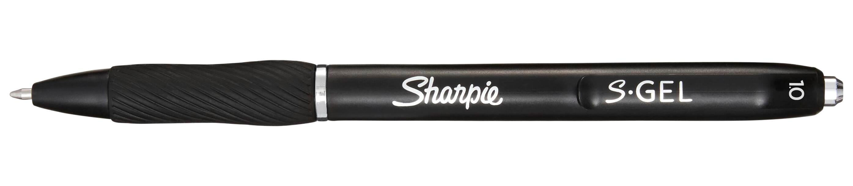 Sharpie S-Gel Pens, Bold Point, 1.0 mm, Black Ink, Pack of 36 2028688