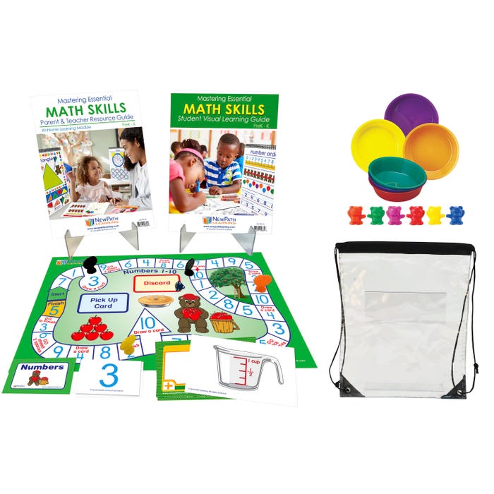 Achieve It! Math Family Engagement Backpack, Grades PreK to K