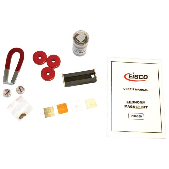 Eisco Labs Magnetism Demonstration Set, Laboratory Physics Equipment
