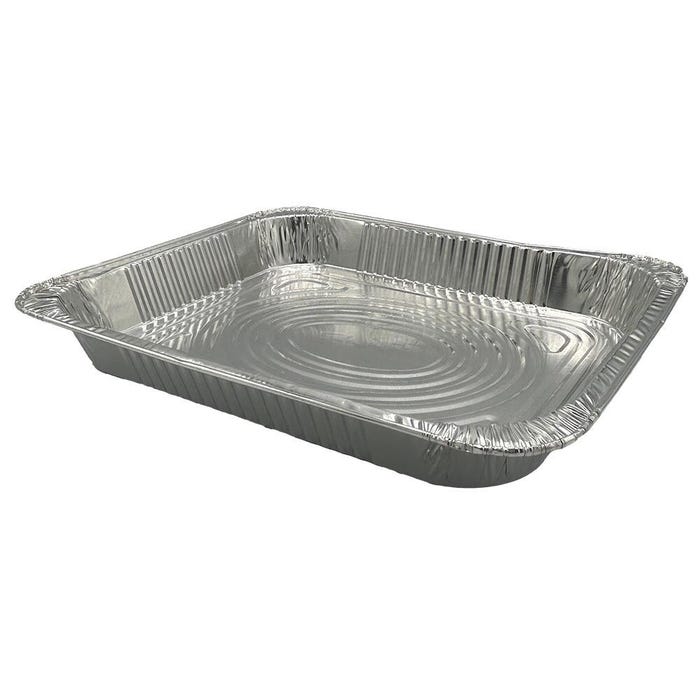 Empress Half Size Steam Pans, Shallow, 40 Gauge, 12-3/4 x 10-1/4 x 1-1/2 Inches, Pack of 100