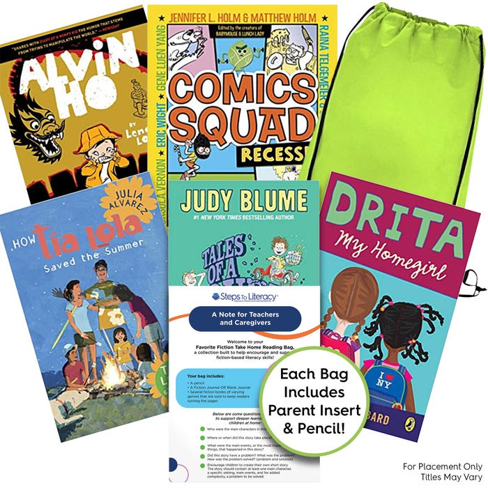 Achieve It! Take Home Bag Favorite Fiction Book Collection, Grade 4
