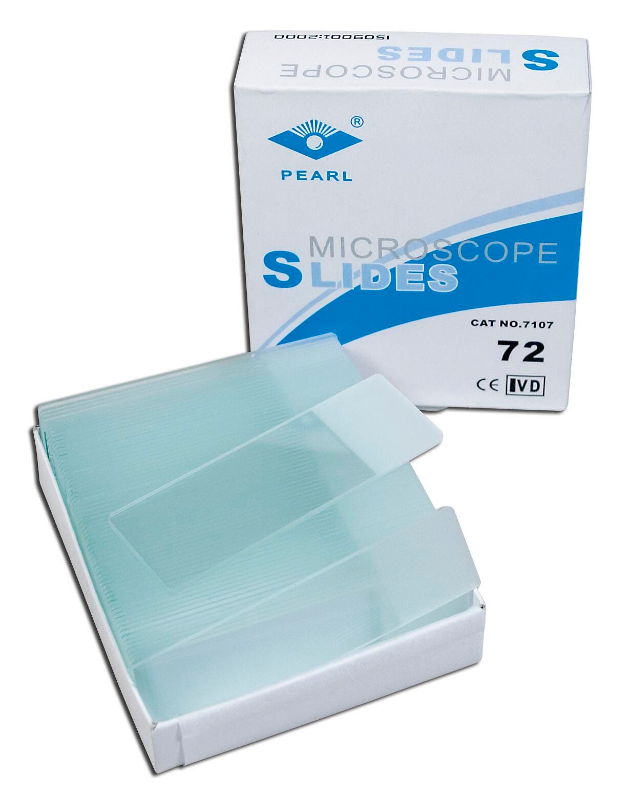 Image for Frey Scientific Glass Microscope Slides, 25 x 75 Millimeters, Pack of 72 from School Specialty