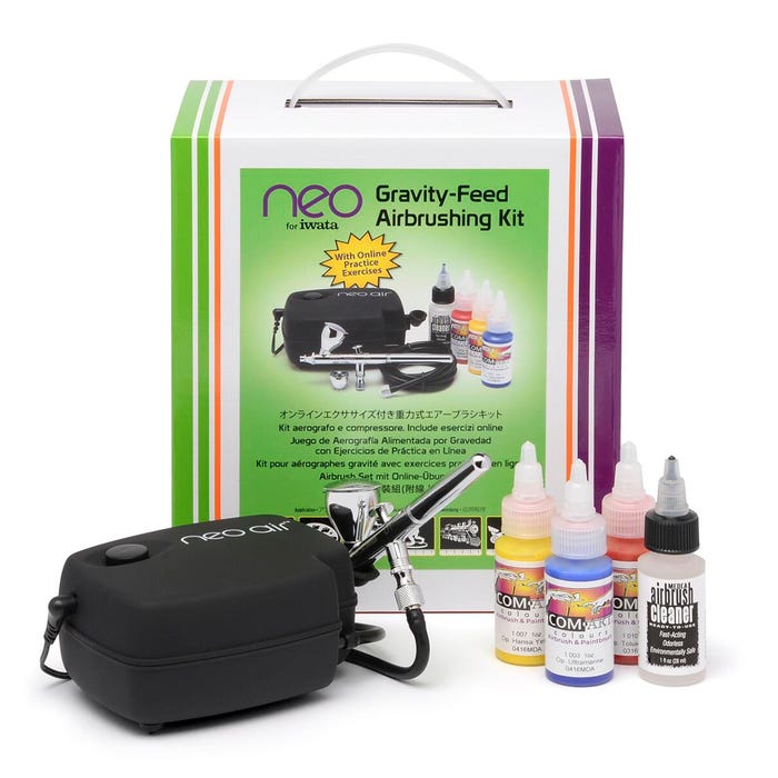 Iwata Neo Gravity-Feed Airbrushing Kit