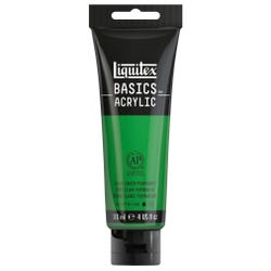 Liquitex BASICS Acrylic Paint, 4 Ounces, Green Light Permanent