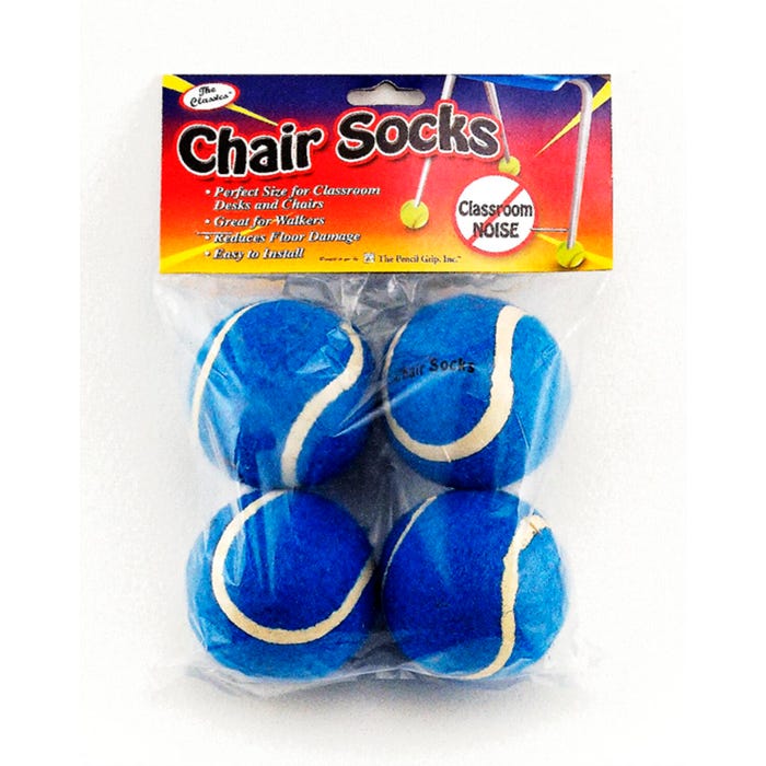 The Pencil Grip Inc Chair Socks Floor Protectors, Blue, Pack of 144