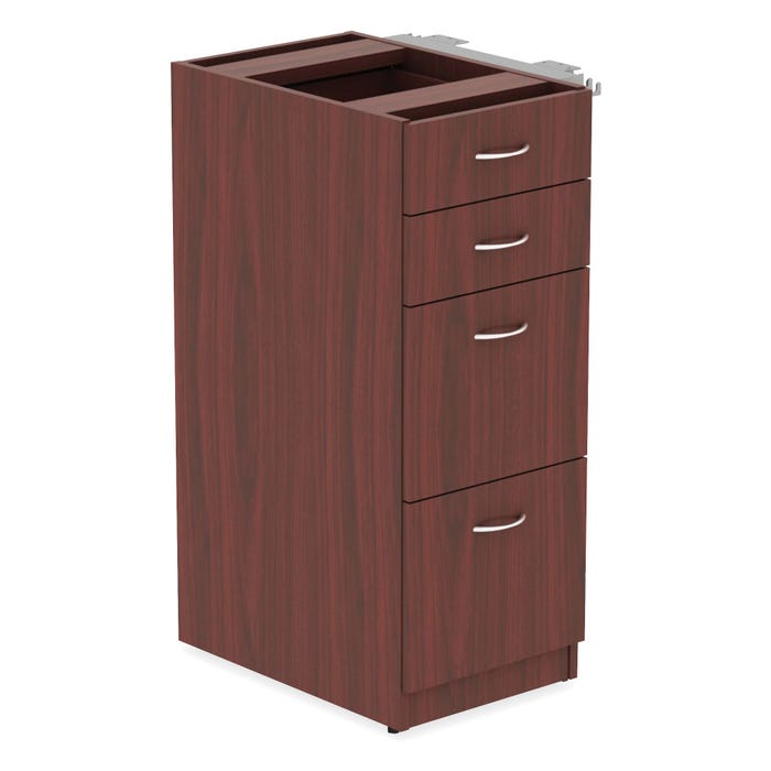 Lorell Relevance Series Mahogany Laminate Cabinet, 15-1/2 x 23-1/2 x 40-1/2 Inches, Mahogany