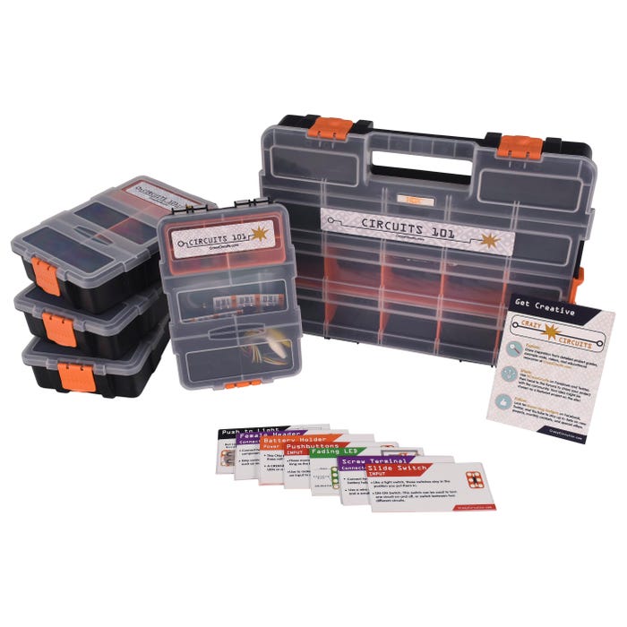 Crazy Circuits Classroom Set: Circuits 101, Pack of 25
