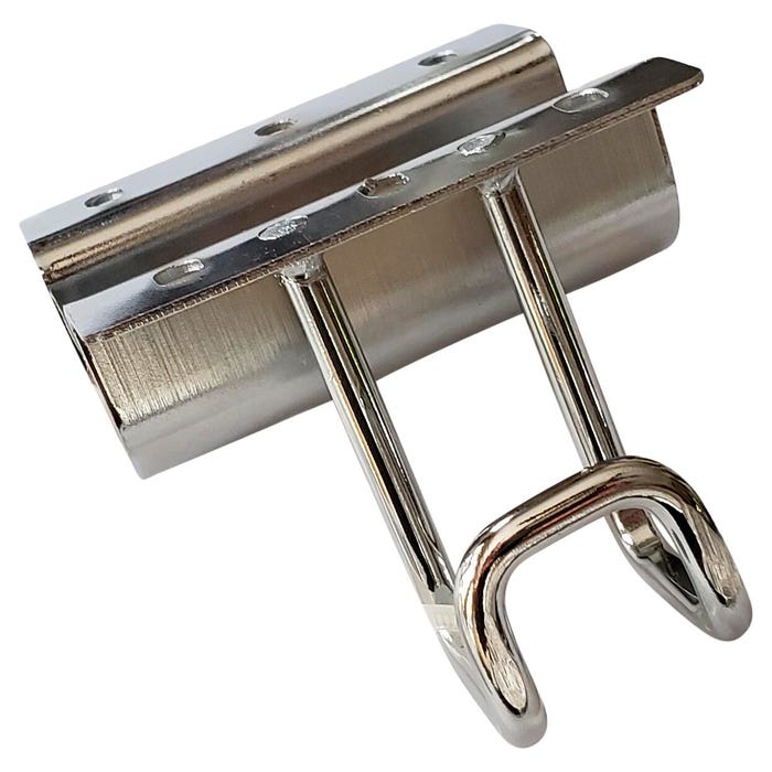 Classroom Select Contemporary Cantilever Desk Book Bag Hook, Chrome