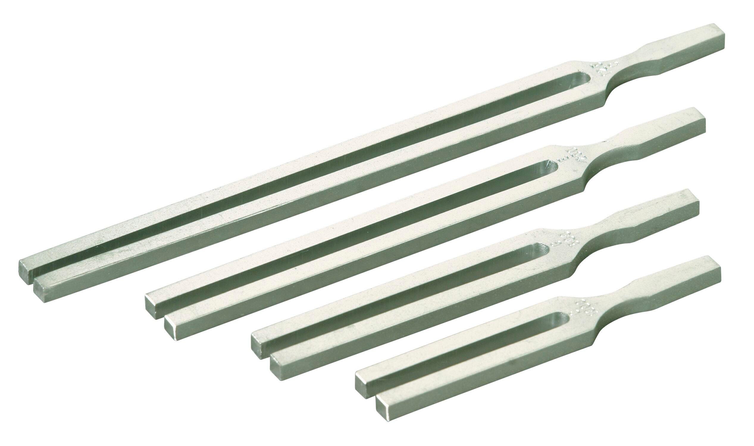 Image for Frey Scientific Aluminum Tuning Forks, Technical Frequency, Set of 4 from School Specialty