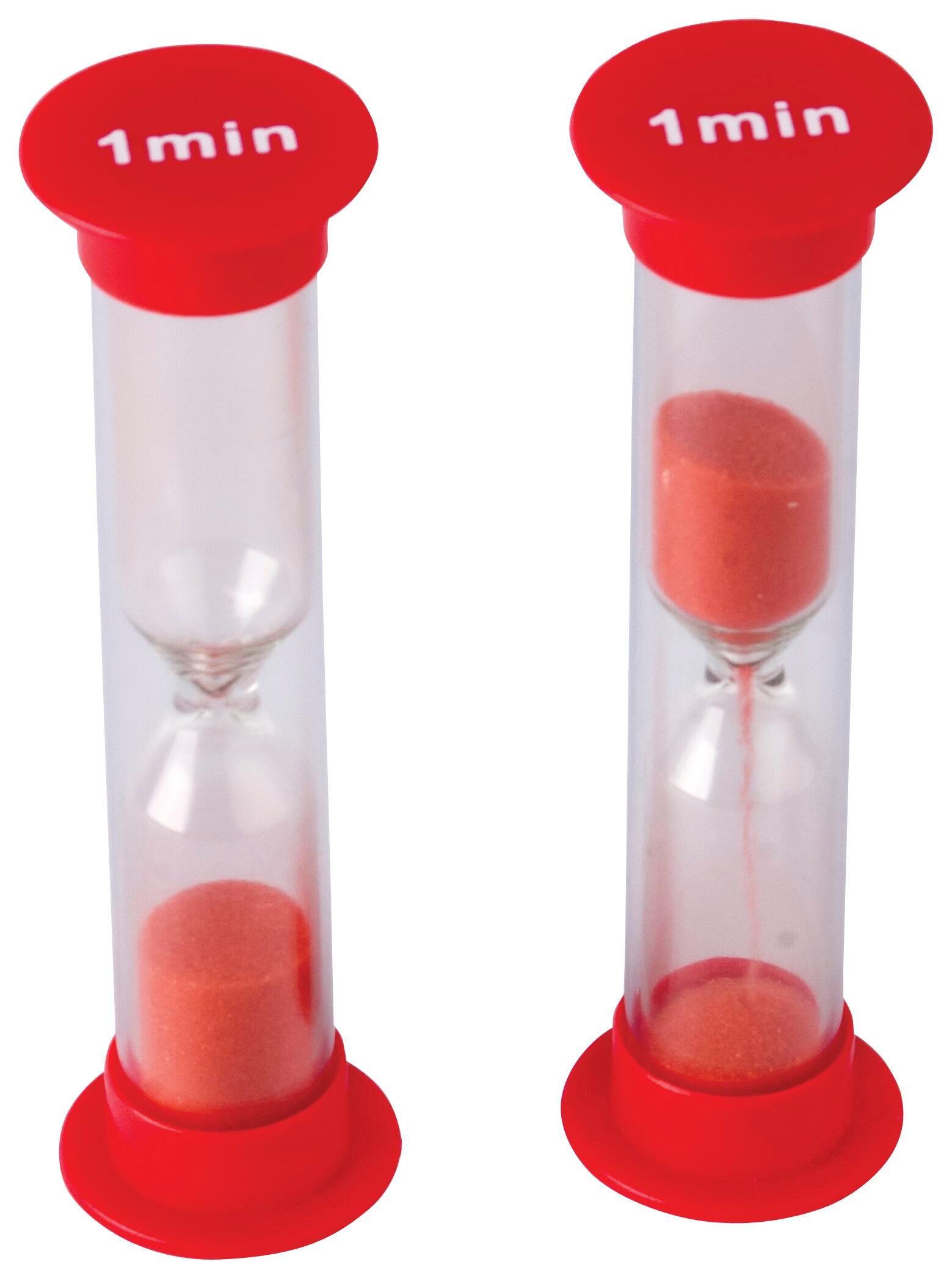 Teacher Created Resources Small Sand Timers, 1 Minute, Pack of 4 1593296