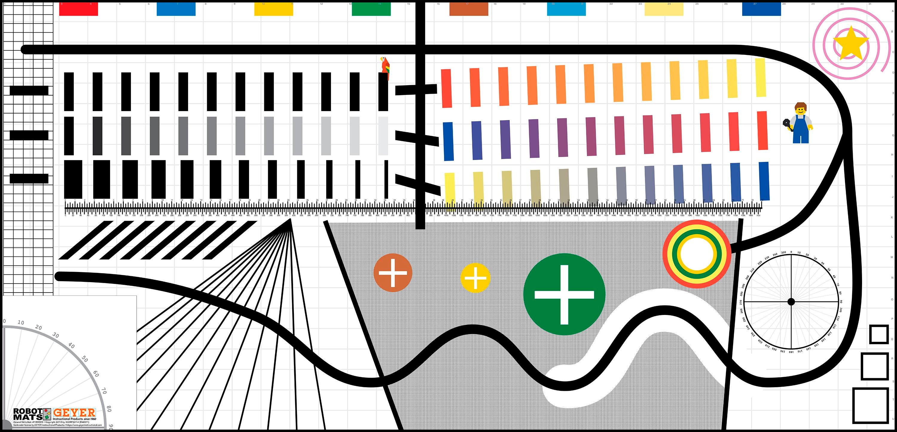 Geyer Instructional Robotics Challenge Mat, General Skills 2024755
