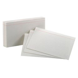 5x8 Ruled Index Cards, Item Number 1437859