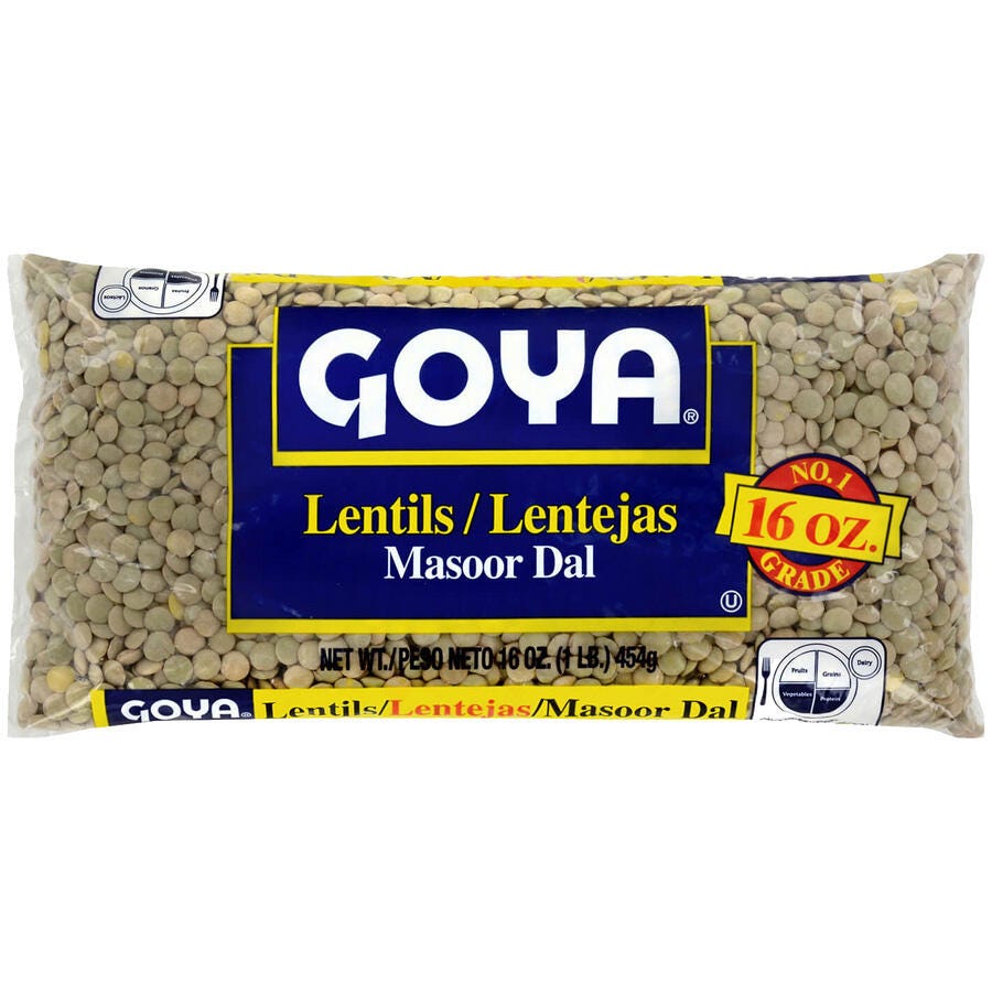 Delta Education Lentils, Beans 16 Ounces, In Bag 2137188
