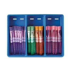 Royal Brush Big Kids Choice Nylon Paint Brushes, Flat, Set of 48