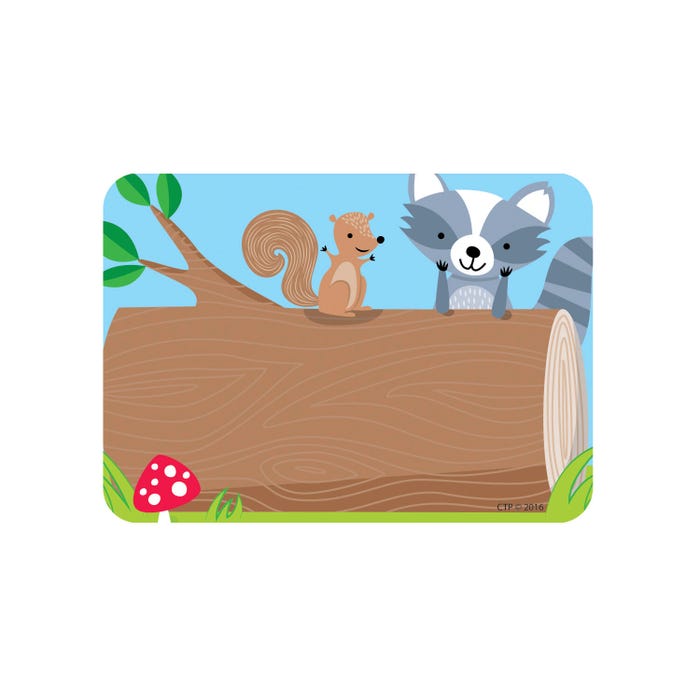 Creative Teaching Press Woodland Friends Name Tags, 3-1/2 x 2-1/2 Inches, Pack of 36