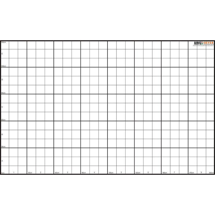 Geyer Instructional Wonder League Mat with 4 and 12 Inch Grid, 94-1/2 x 59 Inches