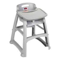 Rubbermaid High Chair and Tray, 23-1/2 x 23-1/2 x 29-3/4 Inches