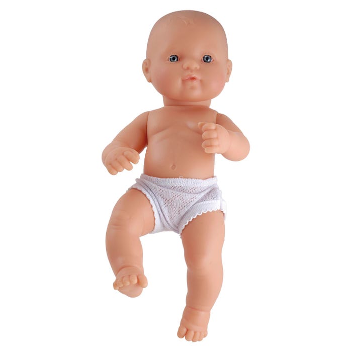 Miniland Newborn Baby Doll, Caucasian Boy, 12-5/8 Inches