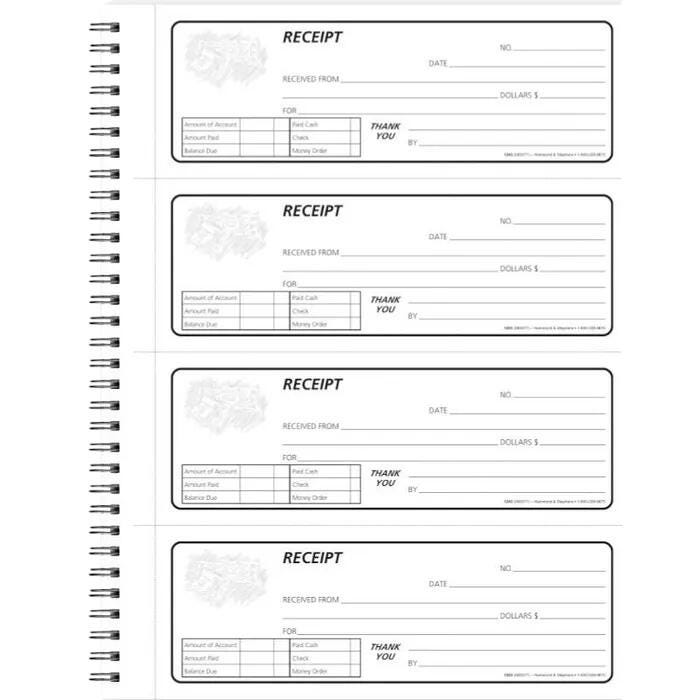 hammond-and-stephens-receipt-book-white-pink for Free Printable Receipt Book Template Hammond And Stephens Receipt Book, White/Pink for Free Printable Receipt Book Template