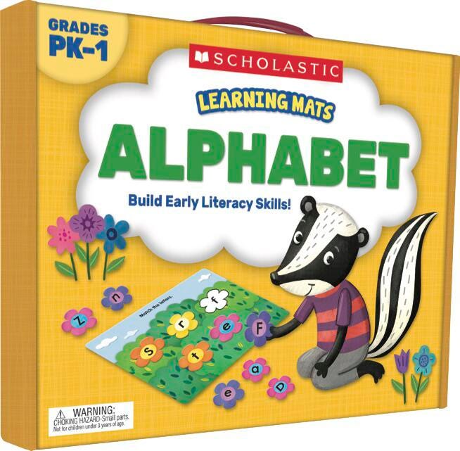 Scholastic Learning Mats: Alphabet, Grades PreK-1, Item Number 2002256