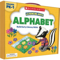 Scholastic Learning Mats: Alphabet, Grades PreK-1, Item Number 2002256