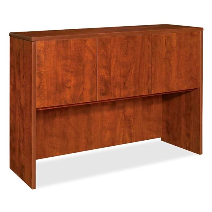 Classroom Select Laminate Hutch with Doors, 59 x 14-3/4 x 36 Inches, Cherry