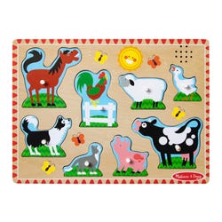 Melissa & Doug Farm Animals Sound Puzzle, 8 Pieces 1609249
