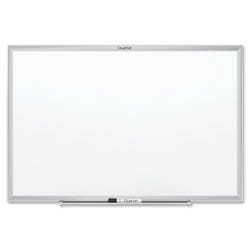 Quartet Magnetic Dry Erase Board, 36 x 24 Inches, Steel, Aluminum Frame, White, Silver Frame, Wall Mount