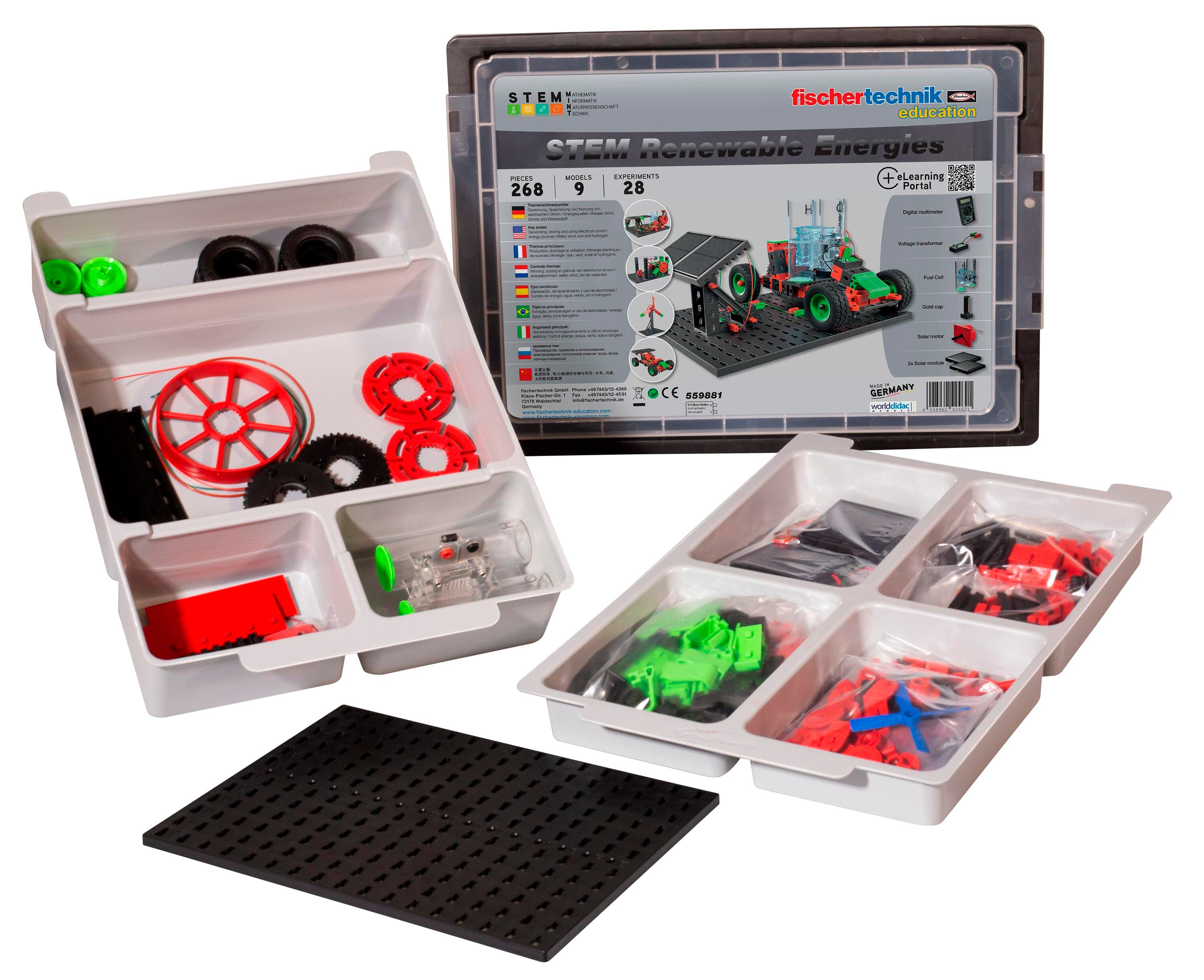 Fischertechnik STEM Renewable Energies Kit, Item Number 2088343