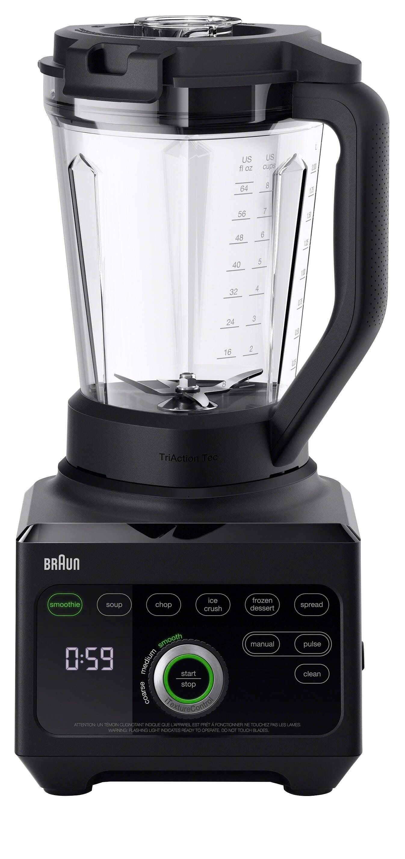 Braun TriForce Power Blender, Black, Item Number 2097263