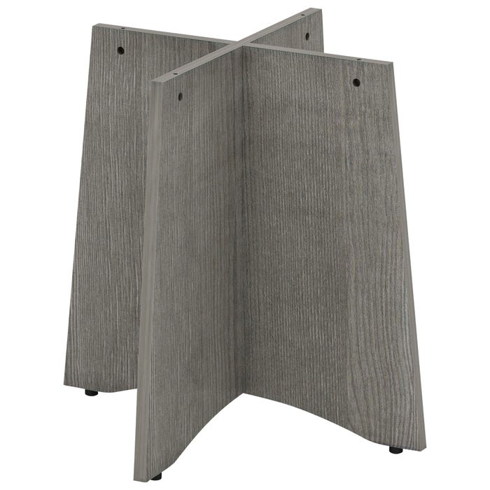 Classroom Select Laminate Round Conference Table Base, for 42 or 48 Inch Table Tops, Weathered Charcoal