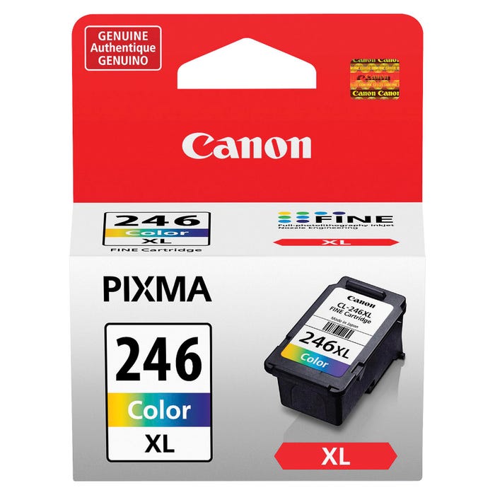 Canon Ink Toner Cartridge, CL246XL, Tri-Color