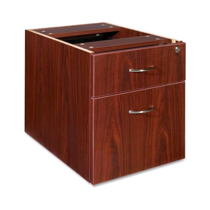 Classroom Select Laminate 2 Drawer Hanging Pedestal, 15-1/2 x 21-7/8 x 18-7/8 Inches, Mahogany