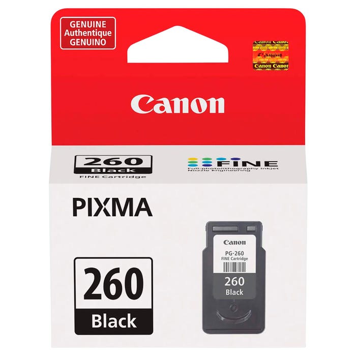 Canon PG 260 Original Toner Cartridge, Black