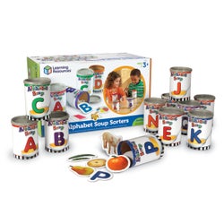 Learning Resources Alphabet Soup Sorters, 234 Pieces 1356937