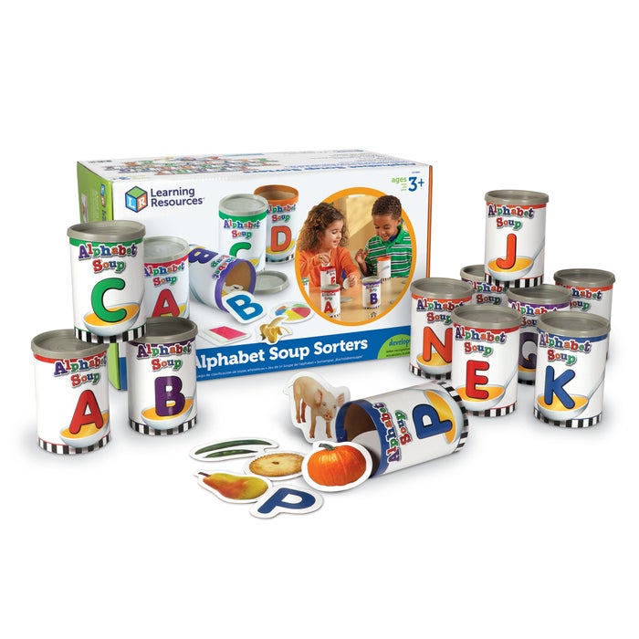 Learning Resources Alphabet Soup Sorters, 234 Pieces